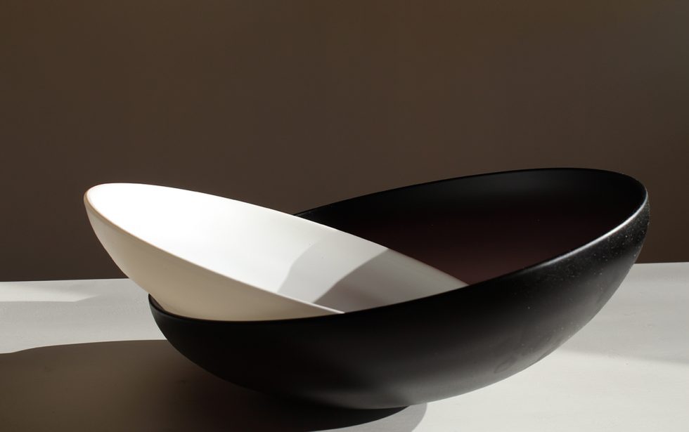 TANGO - verre soufflé sablé -